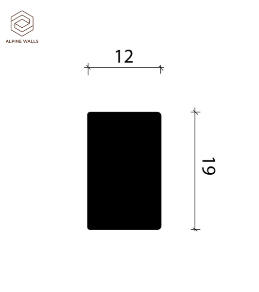 Рейка Alpine Walls LineArt ECO952